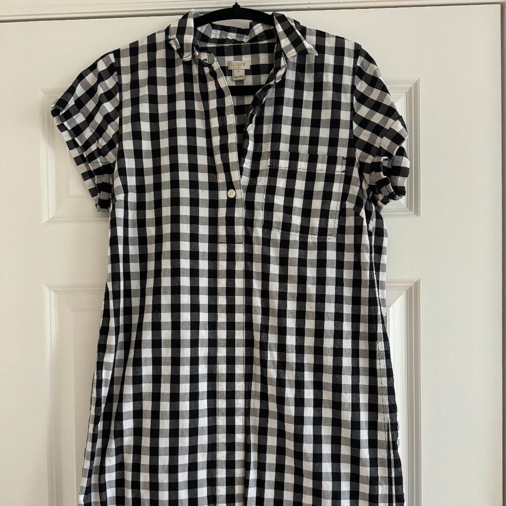 J Crew Factory Gingham Dress